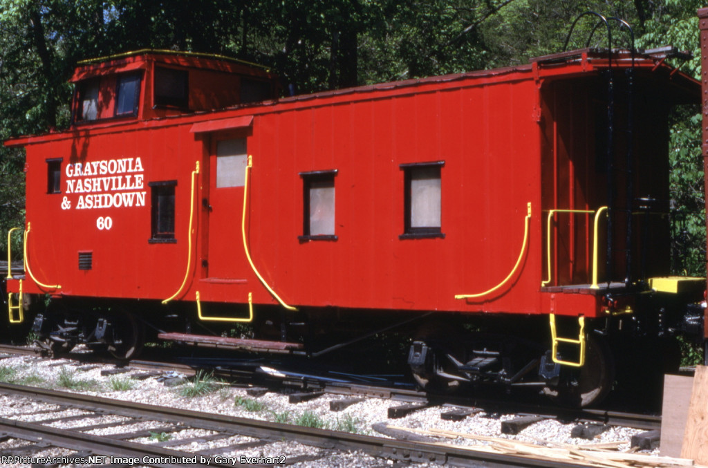 GNA Caboose #60 - Graysonia, Nashville & Ashdown